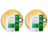 Vichy, DERCOS, Shampooing Anti-Pelliculaire DS, Pellicules & Démangeaisons, Cheveux Normaux à Gras, Éco-recharge, 390ml (Lot de 2)
