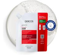 Vichy, Dercos Technique, Shampooing Stimulant Anti-Chute Energy+, Enrichi En Aminexil, Cheveux Cassants, 200 Ml
