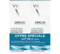Vichy Dercos Technique Ultra Apaisant Shampoing Dermatologique Cheveux Norm. À Gras Flacons 2x200ml