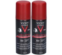 Vichy Homme Anti-transpirant Extrême 96h Déodorant 2x125 ml