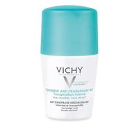 VICHY LABORATOIRES Déodorant Anti-Transpirant Roll-On 50 ml - Traitement 48h pour Transpiration Intense - Peau Sensible - Sans Alcool - Hypoallergénique - Lot de 3