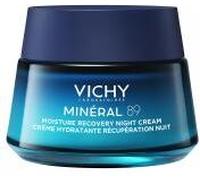 Vichy Minéral 89 Crème Nuit Récupératrice – Mélatonine – 50 ml