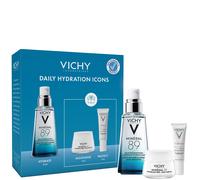 Vichy Mineral 89 Kit D’Hydratation Quotidienne À L’Acide Hyaluronique: Sérum, Crème Hydratante et SPF50
