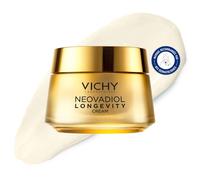 Vichy, Neovadiol, Longevity, Crème Revolumisante, Soin Visage, Action Anti-Âge et Régénératrice, Hydrate et Raffermit, Peaux Matures, Rechargeable, 50 ml
