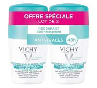 Vichy Traitement Antitranspirant 48 H Roll'on Déodorant Rouleau 2x50 ml