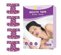 vicihoho 60 Patchs Buccaux Pour Le Sommeil En Forme De H, Bandes De Sommeil Anti-Ronflement, Pour Développer Des Habitudes De Respiration Nasale