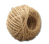VICIYOO 100M 1mm 2mm 3mm Toile de Jute Naturelle Ficelle de Jute Corde de Chanvre Corde d'emballage Fournitures de fête d'événement de Noël