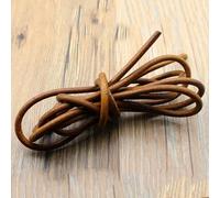 VICIYOO Cordon en Cuir de Vache véritable Marron rétro de 2 m de 1,5 à 8 mm pour Bijoux, Sangle Ronde Plate, Corde, Fabrication de Bracelets et de Colliers