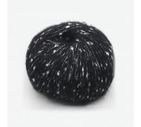 VICIYOO Fil à Tricoter en Cachemire et Mohair Snow Point Fil de Laine à Paillettes Fil de Laine à Tricoter à la Main DIY Ligne de Laine Écharpe Chapeau Poupée Fil à Crochet Doux