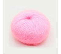 VICIYOO Fil à Tricoter en Cachemire et Mohair Snow Point Fil de Laine à Paillettes Fil de Laine à Tricoter à la Main DIY Ligne de Laine Écharpe Chapeau Poupée Fil à Crochet Doux