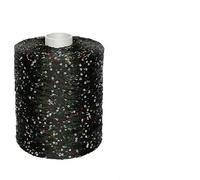 VICIYOO Lot de 5 Fils à Paillettes pour Crochet, tissés à la Main, pour Chiffon, Pull, Couverture, 50 g/pelote