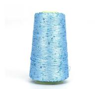 VICIYOO Lot de 5 pelotes de Fil de Coton à Paillettes, 50 g/140 m, 6 mm + 3 mm, pour Bricolage, Accessoires de vêtements, poupée de Chiffon, Fils à Tricoter, Crochet