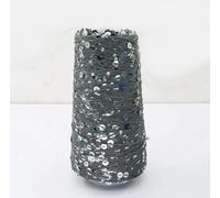 VICIYOO Lot de 5 pelotes de Fil de Coton à Paillettes, 50 g/140 m, 6 mm + 3 mm, pour Bricolage, Accessoires de vêtements, poupée de Chiffon, Fils à Tricoter, Crochet