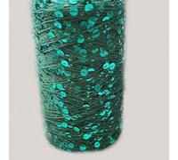 VICIYOO Lot de 5 pelotes de Fil de Coton à Paillettes, 50 g/140 m, 6 mm + 3 mm, pour Bricolage, Accessoires de vêtements, poupée de Chiffon, Fils à Tricoter, Crochet
