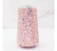VICIYOO Lot de 5 pelotes de Fil de Coton à Paillettes, 50 g/140 m, 6 mm + 3 mm, pour Bricolage, Accessoires de vêtements, poupée de Chiffon, Fils à Tricoter, Crochet