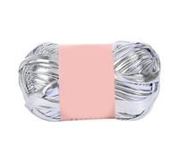 VICIYOO Pelote de Fil à Crocheter Brillant 100 g pour Tricoter à la Main pour Sac, Couverture, Coussin, t-Shirt, Couture, Cuir synthétique