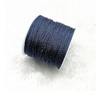 VICIYOO Rouleau de 40 m de Fil en Nylon pailleté de 0,8 mm, pour macramé, Bracelet tressé, Perles, DIY