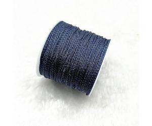 VICIYOO Rouleau de 40 m de Fil en Nylon pailleté de 0,8 mm, pour macramé, Bracelet tressé, Perles, DIY