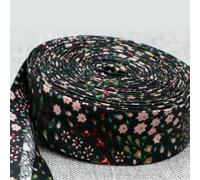 VICIYOO Ruban de Biais en Coton imprimé, 25 mm, pour travaux manuels, Fabrication de vêtements, Bricolage, Fait Main, 10 mètres