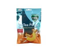Vicks Bonbons sans sucres goût Ice Tea pêche au menthol