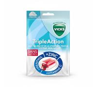 Vicks Bonbons Triple Action Sans Sucres 72g