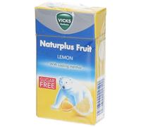 Vicks Naturplus Fruit Citron et Menthol naturel sans Sucre Bonbon(S) 4x40 g
