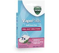 Vicks Paediatric Vapopads 7 Recharges Parfumées Romarin Lavande