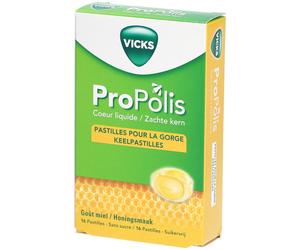 Vicks Propolis Pastilles Cœur Liquide 16 Pièces Comprimé(S) À Sucer pc(s)