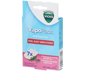 Vicks Vapopads Paediatric Romarin/Lavande +3 Mois/+4,5 kg Compresses 7 pc(s)