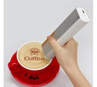 Vickyyy Imprimante portable pour imprimante à café, intelligence sans fil, mini impression de petits aliments, machine à imprimer sur du pain gâteau logo impression tatouages
