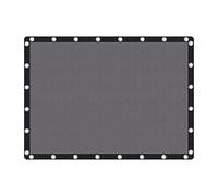 VICLLAX Tissu d'ombrage à 90% en Tissu Pare-Soleil avec œillets renforcés pour extérieur, terrasse, Jardin, pergola, 3 x 4,3 m, Gris foncé