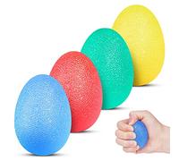 Vicloon Balles d'exercice pour Mains,4PCS Balle Reducation Main Balle de Force de Main Silicone Balles Anti-Stress pour Renforcer Mains et Doigts et Soulager Stress