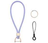 Vicloon Cordon tour de cou, Cordon de cou, Lanyard Strap Neck, Porte-clés Lanière, Nylon Lanières Porte Badge avec Anneau en Métal pour d'Identification, Clés, Téléphone Portable（Violet）