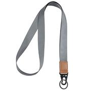 Vicloon Cordon Tour de Cou, Porte Badge Lanière en Boucle Olécrânienne, Lanyard Strap Neck Cordon pour Clés, Téléphone Portable, Porte-badge pour Enseignants (Gris)