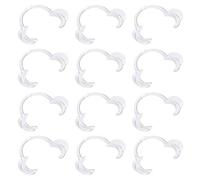 Vicloon 10Pcs C-Forme Ouvre La Lèvre, Jetables Ecarteur Bouche, Écarteurs à Usage Dentaire, Dentaires Extenseur pour Inspection Orale,Le Traitement, Blanchiment Dents (Transparent)