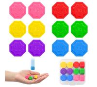 Vicloon Gonggi Jack Stone Pebbles Set, 12 PCS Gonggi Coréen Game, Jeu Traditionnel Coréen Set, Gonggi Jack Stone Jeux de Voyage de Coordination œil-Main pour Enfants et Familles