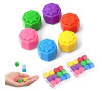 Vicloon Gonggi Jack Stone Pebbles Set, 24 PCS Gonggi Coréen Game, Jeu Traditionnel Coréen Set, Gonggi Jack Stone Jeux de Voyage de Coordination œil-Main pour Enfants et Familles