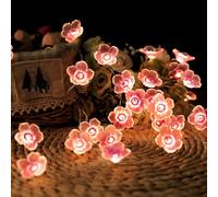 Vicloon Guirlande Cerisier Lumineuse, 2M Guirlande Lumineuse Exterieure Fairy Lights DéCorative Interieure Citron Artificielle Tranche de Guirlandes pour Chambre à Coucher Fête Carnaval