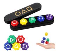 Vicloon Jeu Lancer des Pierres, Ensemble de Jeu Gong-Gi, Jeux Traditionnel Coréen Capture de Pierre d'entraînement de Coordination œil-Main pour Les Voyages，Boîte Noire