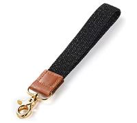 Vicloon Lanière de Poignet, Porte-Clés Lanière, Cordon de Poignet, Cordons pour Clés, Dragonne de Lanières avec Anneau en Métal et Cuir pour Voiture Clé ID Badge Carte Portefeuille Téléphone Caméra