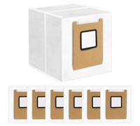 Vicloon Lot de 6 Sac Compatibles avec Eufy E28 Omni /E25 Omni Robot Aspirateur, 3L Remplacement Sac pour Aspirateur, Kit d’Accessoires pour Sacs