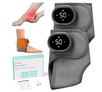 Vicloon Massage Pieds, Masseur de Cheville Électrique, avec 3 Niveaux de Massage et 5 Modes de Contrôle de La Température, Aide à Soulager Les Douleurs Aux Pieds, pour Diabétiques & Actifs