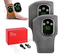 Vicloon Massage Pieds, Masseur de Cheville Électrique, avec 3 Niveaux de Massage et 5 Modes de Contrôle de La Température, Aide à Soulager Les Douleurs Aux Pieds, pour Diabétiques & Actifs