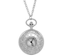 Vicloon Montre de Poche Vintage, Montre Gousset Vintage à Quartz avec Chaîne, Ancienne à Chiffres Romains Classiques Montres en Alliage Cadeau pour Hommes Papa Fête d’Anniversaire(Boite Cadeau)