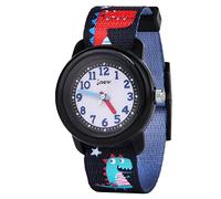 Vicloon Montre Enfant, Garçon Fille Montres, Montre-Bracelet Étanche pour Enfants, Kids Montres avec Exercices Time Teacher pour Apprendre à Lire l’Heure,Cadeau de Jour D'école (Dinosaur)