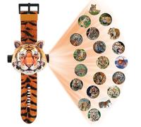 Vicloon Montre Enfant, Montre Projecteur, Montres de Poignet Numérique avec 24 Motifs de Projection, Projection Jouets de Dessin Animé pour 3 à 11 Ans Fille Garçon Enfants Les Cadeaux de Anniversaire