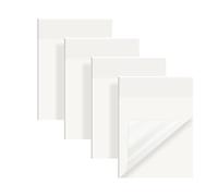 Vicloon Notes Autocollantes, 200 PCS Transparent Post Sticky It Notes,Feuilles Note Autocollantes transparent Imperméable,7,0 x 9,5 cm Répétable Utilisation,Pour Bureaux,Ménages et les Etudiants