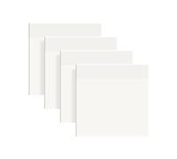 Vicloon Notes Autocollantes, 200 PCS Transparent Post Sticky It Notes, Feuilles Note Autocollantes transparent Imperméable,7,5 x 7,5 cm Répétable Utilisation,Pour Bureaux,Ménages et les Etudiants