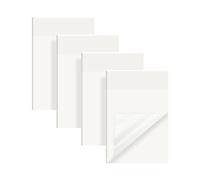 Vicloon Notes Autocollantes, 200 PCS Transparent Post Sticky It NotesFeuilles Note Autocollantes transparent Imperméable,7,5 x 5,0 cm Répétable Utilisation,Pour Bureaux,Ménages et les Etudiants