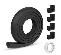 Vicloon Protection Mousse Sécurité, 2 Mètres Protection des Bords de Meubles et 4 Protecteurs d’Angles, Mousse Antichoc pour Bébé